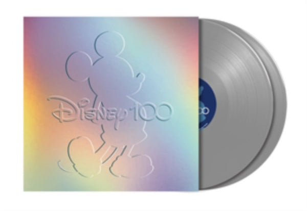 Various - Disney 100 - Mint- (VG+ cover) 2 LP Record 2023 Walt Disney USA Silver Vinyl - Soundtrack / Theme - Shuga Records