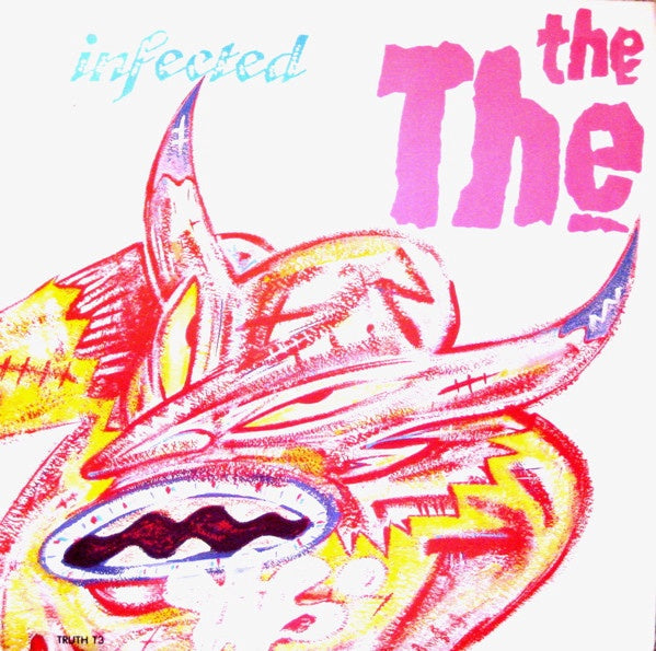 The The ‎– Infected - VG+ 12" Single 1986 USA - Synth-Pop - Shuga Records