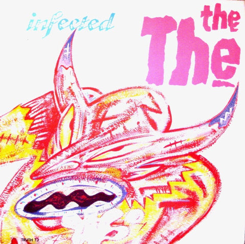 The The ‎– Infected - VG+ 12" Single 1986 USA - Synth-Pop