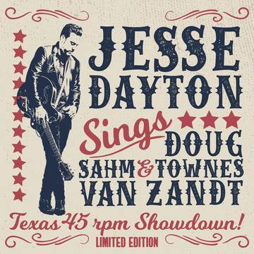 Jesse Dayton - Texas 45 rpm Showdown - New 7" Record Store Day 2020 Blue Elan US Vinyl - Country