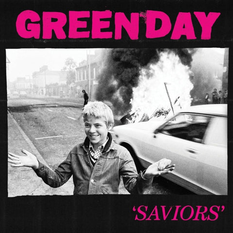 Green Day – Saviors - New LP Record 2024 Reprise Deluxe 180 gram Black Vinyl, Poster, Slipcase, Wristband - Rock / Pop Punk