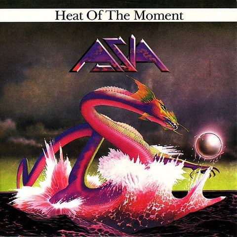 Asia ‎– Heat Of The Moment/ Ride Easy - VG+ 45rpm 1982 USA - Rock / Pop