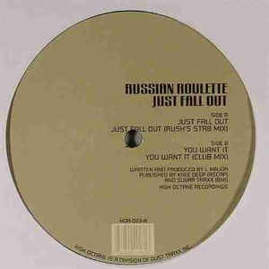 Russian Roulette ‎– Just Fall Out - Mint 12" Single Record 2001 High Octane USA Vinyl - Techno