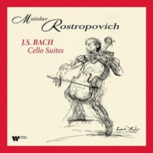 J.S. Bach - Mstislav Rostropovich – J.S. Bach Cello Suites (1995) - New 4 LP Record 2021 Warner Classics Germany Vinyl - Classical