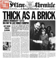Jethro Tull – Thick As A Brick (1972) - New LP Record 2022 Chrysalis Vinyl - Rock