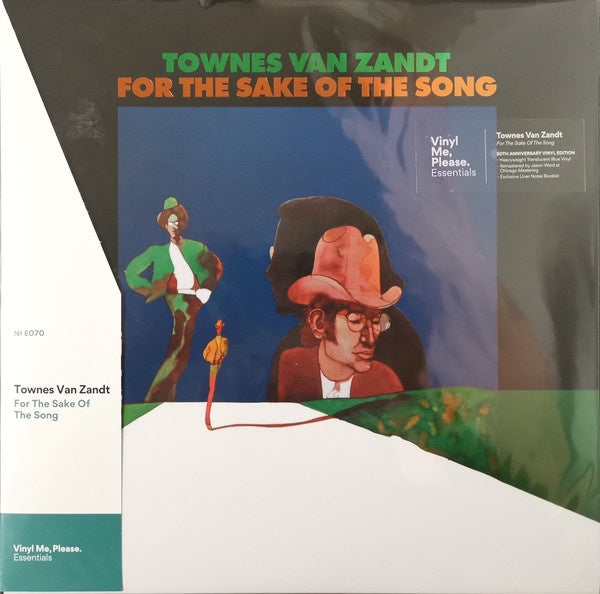 Townes Van Zandt - For The Sake Of The Song (1968) - New LP Record 2018 Fat Possum Vinyl Me Please Blue 180 gram Vinyl & Booklet - Folk / Country / Acoustic - Shuga Records