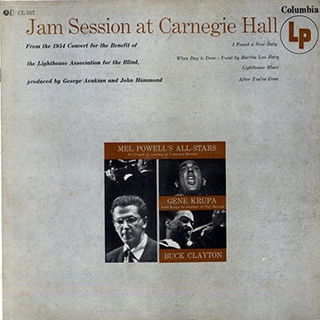 Mel Powell's All-Stars ‎– Jam Session At Carnegie Hall - Mint- Lp Record 1954 CBS USA Mono Original Vinyl - Jazz