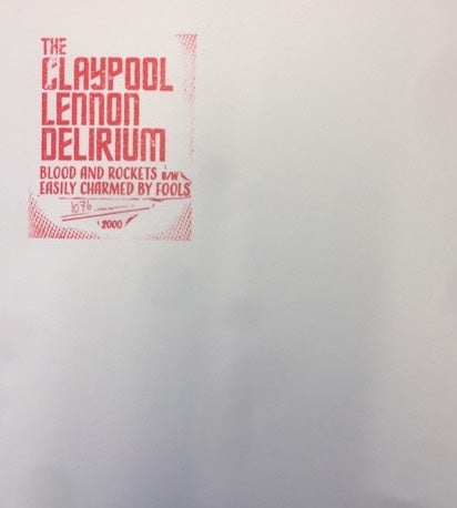 The Claypool Lennon Delirium ‎– Blood And Rockets / Easily Charmed By Fools - New 10" Single Record 2019 ATO Clear & Red Splatter Vinyl & Numbered  Cover - Alternative Rock / Psych - Shuga Records