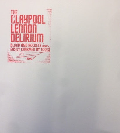 The Claypool Lennon Delirium ‎– Blood And Rockets / Easily Charmed By Fools - New 10" Single Record 2019 ATO Clear & Red Splatter Vinyl & Numbered  Cover - Alternative Rock / Psych