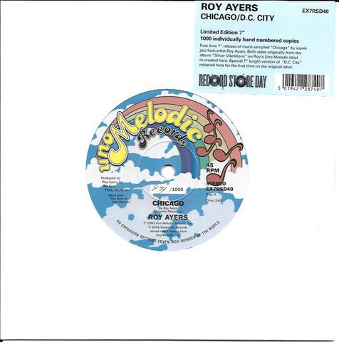 Roy Ayers - Chicago / D.C. City (1983) - New 7" Single Record Store Day 2021 Expansion UK Import RSD Vinyl - Soul / Funk