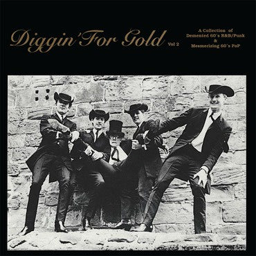 Various Artists - Diggin' For Gold Vol. 2 - New Vinyl 2018 Rubble Record Store Day 180gram Lp on Gold Vinyl and Hand Numbered (Limited to 1500) - Garage Rock / Punk
