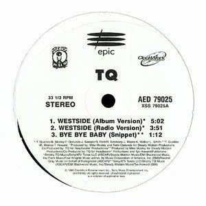 TQ - Westside - VG+ 12" Single 1998 USA - House