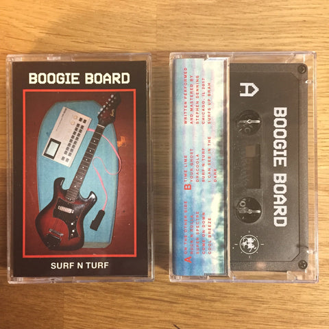 Boogie Board - Surf n Turf - New Cassette 2017 Black Tape with Download - Chicago, IL Lo-Fi Surf Rock