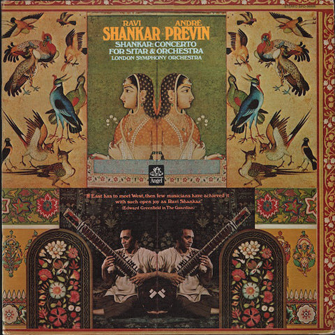Ravi Shankar & Andre Previn & The London Symphony Orchestra - Concerto For Sitar & Orchestra - VG+ 1971 Stereo USA Original Press - Indian Classical/Sitar