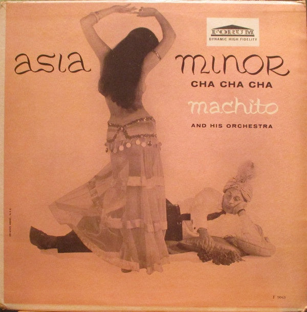 Machito And His Orchestra ‎– Asia Minor Cha Cha Cha (1956) - VG Lp Record 1960's Forum USA Mono Vinyl - Latin / Cha-Cha - Shuga Records