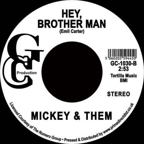Mickey & Them - U.F.O. / Hey, Brother Man - New 7" Single Record Store Day UK GCP Vinyl - Funk
