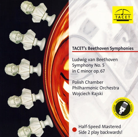 Rajski & Polish Chamber Philharmonic Orchestra - ‎Beethoven – Symphony No.5 In C Minor Op. 67 - New Lp Record 2017 TACET German Import Half-Speed Mastered Vinyl - Classical