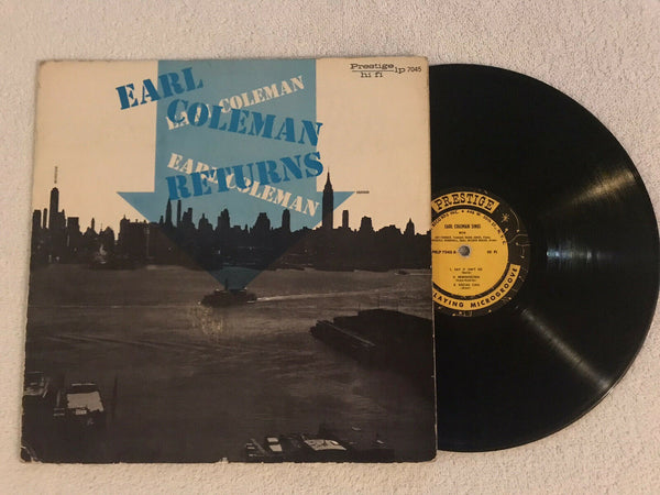 Earl Coleman - Returns - VG- (Low Grade Vinyl) 1956 Prestige USA Mono Original Vinyl - Jazz - Shuga Records