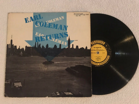 Earl Coleman ‎– Returns - Poor(Low Grade Vinyl) 1956 Prestige USA Mono Original Vinyl - Jazz