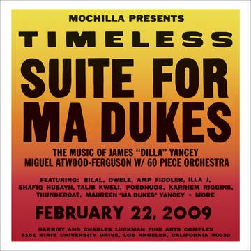 Miguel Atwood-Ferguson - Mochilla Presents Timeless: Suite For Ma Dukes - The Music Of James "J Dilla" Yancey - New 2 LP Record Store Day 2021 RSD Vinyl - Hip Hop / Modern Jazz - Shuga Records