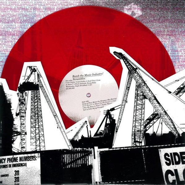 Bomb The Music Industry! - Scrambles - New LP Record 2009 Asian Man USA Red Vinyl - Punk / Hardcore / Ska - Shuga Records