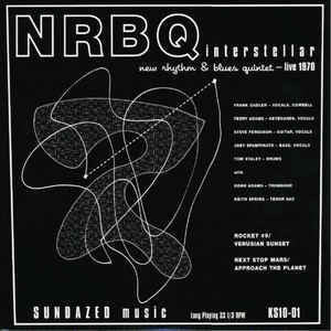 NRBQ (New Rhythm & Blues Quintet) - Interstellar Live 1970 - New Vinyl Record 2015 Sundazed 10" Vinyl EP - Jazz