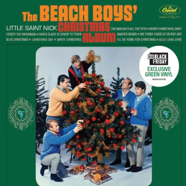 The Beach Boys – The Beach Boys' Christmas Album (1964) - New LP Record Store Day Black Friday 2023 Capitol RSD Green Vinyl & Numbered - Pop Rock / Holiday / Surf - Shuga Records