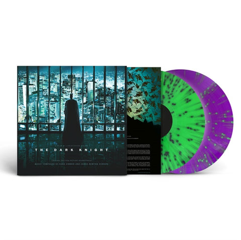 Hans Zimmer And James Newton Howard – Batman : The Dark Knight (Original Motion Picture 2008) - New 2 LP Record 2021 Warner Sunset Neon Green & Violet Splatter Vinyl - Soundtrack