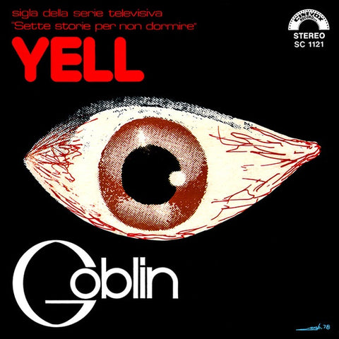 Goblin - Yell - New 7" 2019 AMS Record Store Day Limited Reissue on Red Vinyl - Soundtrack / Jazz-Rock