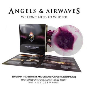 Angels & Airwaves ‎– We Don't Need To Whisper - New 2 Lp Record 2017 SRC Suretone Clear & Purple Haze Vinyl - Alternative Rock