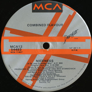 Combined Flavour - Niceness Mint- - 12" Single 1992 MCA USA - Hip Hop