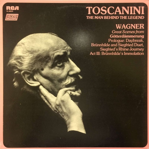 Toscanini, Wagner ‎– The Man Behind The Legend - Mint- Lp Record 1983 Italy Import Vinyl Half Speed Mastering - Classical - Shuga Records