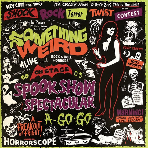 Various ‎– Something Weird Spook Show Spectacular A-Go-Go - New Record LP 2019 MONO Red Vinyl Compilation with DVD - Garage Rock / Theme Music / Special Effects