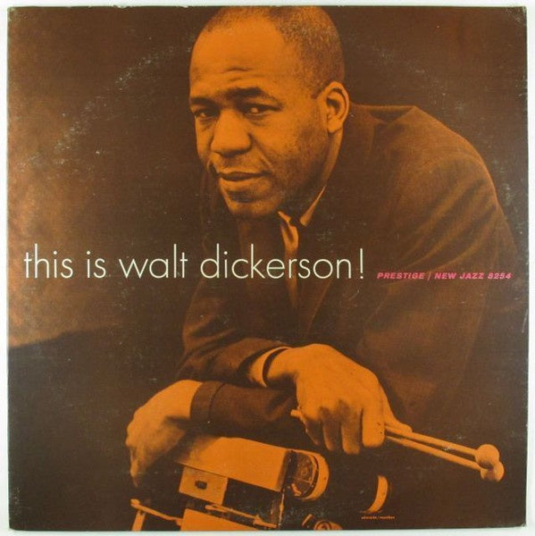 Walt Dickerson ‎– This Is Walt Dickerson! - VG+ Lp Record 1961 Prestige New Jazz USA Mono Original Vinyl - Jazz / Post Bop - Shuga Records
