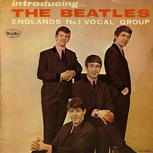 The Beatles ‎– Introducing... The Beatles - VG+ LP Record 1964 Vee Jay USA Mono Vinyl & Rainbow label w/Brackets - Rock & Roll / Beat
