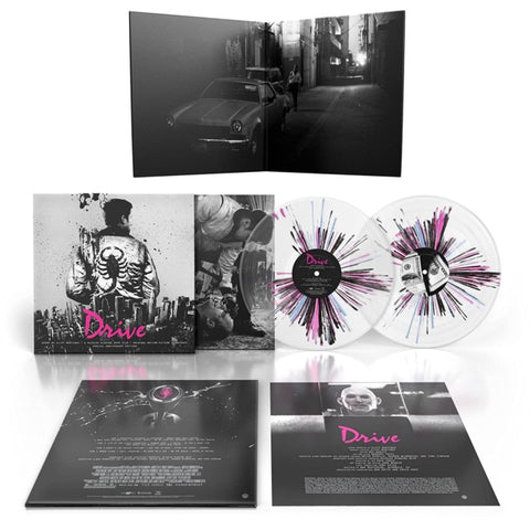 Cliff Martinez – Drive (Original Motion Picture 2011) - New 2 LP Record 2022 Lakeshore Clear with Pink & Black Splatter Vinyl - Soundtrack