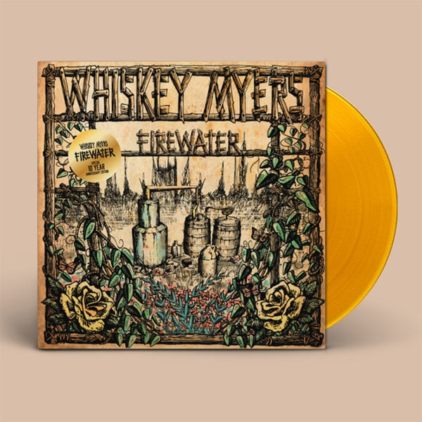 Whiskey Myers ‎– Firewater (2011) - New LP Record 2021 Wiggy Thump USA Translucent Orange Vinyl - Southern Rock / Country Rock - Shuga Records