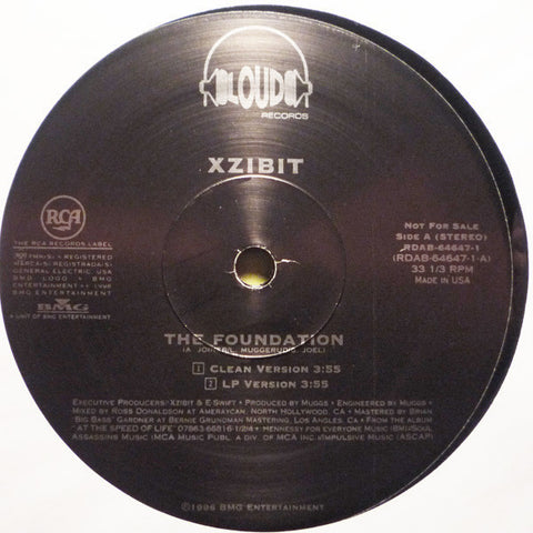 Xzibit - The Foundation VG+ - 12" Single 1996 Loud USA - Hip Hop