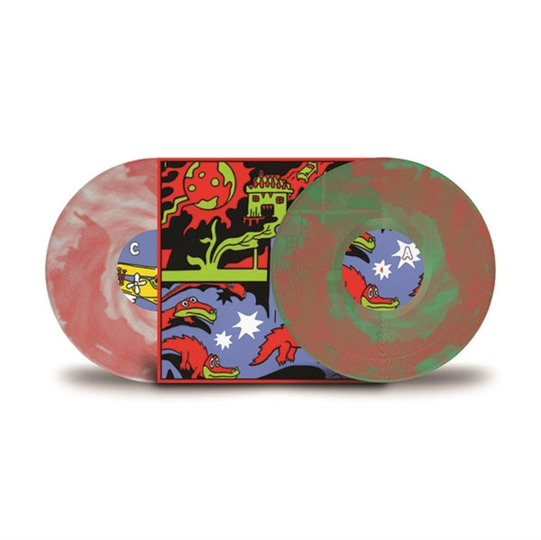 King Gizzard & The Lizard Wizard – Live In Paris '19 - New 2 LP Record 2021 Needlejuice Blood Red/Kelly Green Galaxy/Electric Blue Galaxy Vinyl - Psychedelic Rock - Shuga Records