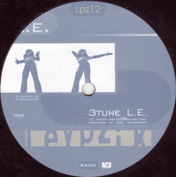 Uwe Schroeder ‎– 3 Tune L.E. - VG+ 12" Single 1999 Germany - Techno - Shuga Records