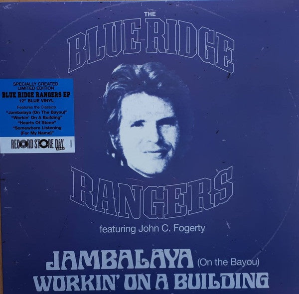 John C. Fogerty & Blue Ridge Rangers ‎– Jambalaya (On The Bayou) - New EP Record Store Day 2021 BMG RSD Blue Vinyl - Rock / Folk Rock - Shuga Records