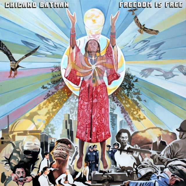 Chicano Batman – Freedom Is Free (2017) - New LP Record 2022 ATO USA Pink & Blue Splatter Vinyl & Download - Psychedelic / Latin / Funk / Cumbia - Shuga Records