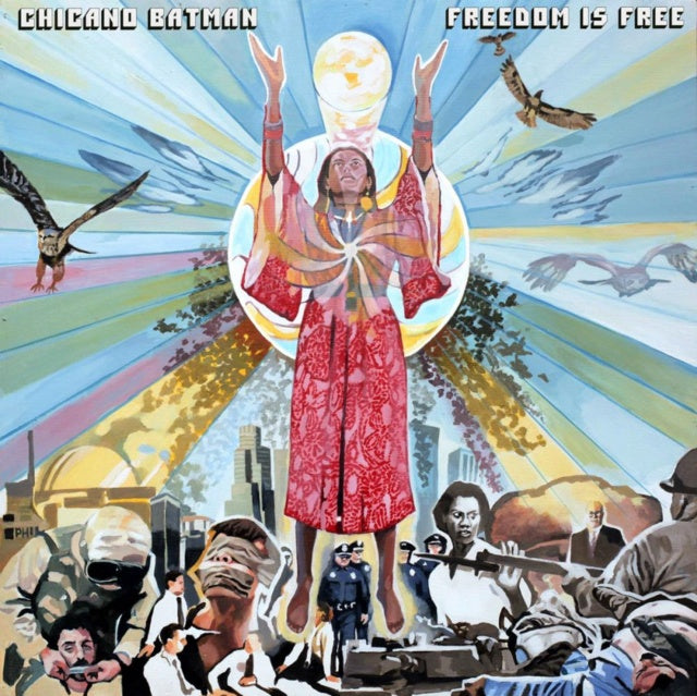 Chicano Batman – Freedom Is Free (2017) - New LP Record 2022 ATO USA Pink & Blue Splatter Vinyl & Download - Psychedelic / Latin / Funk / Cumbia