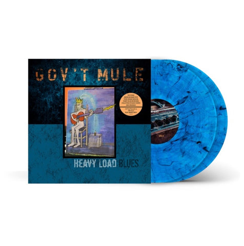Gov't Mule – Heavy Load Blues - New 2 LP Record 2021 Fantasy 180 gram Blue Smoke Vinyl - Rock / Blues Rock