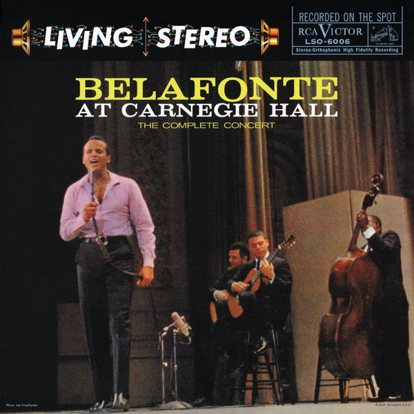 Harry Belafonte ‎– Belafonte At Carnegie Hall: The Complete Concert - New 2 LP Record 2014 Analogue Productions USA 200 gram Vinyl - Vocal / Folk / Calypso - Shuga Records