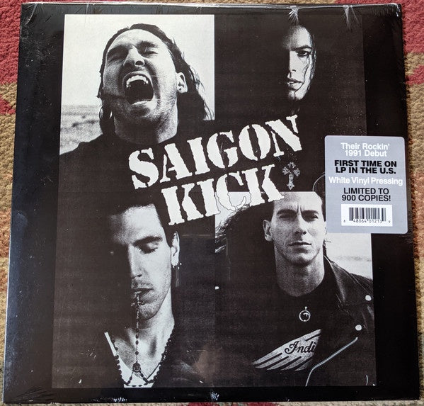 Saigon Kick ‎– Saigon Kick - New LP Record 2021 Atlantic/ Real Gone Music White Vinyl - Hard Rock - Shuga Records