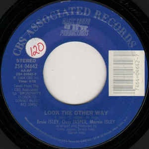 Ernie Isley, Chris Jasper, Marvin Isley ‎– Look The Other Way - VG+ 7" Single 45RPM 1984 CBS Associated Records USA - Electronic / Disco