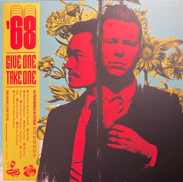 68 ‎– Give One Take One - New LP Record 2021 Cooking Vinyl UK Import Red Vinyl - Alternative Rock / Indie Rock - Shuga Records