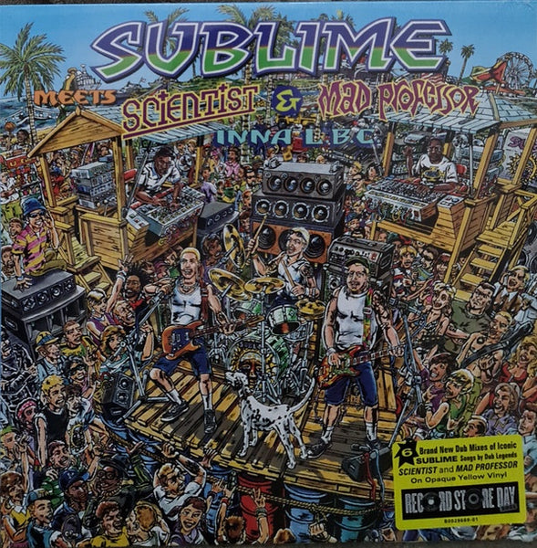 Sublime ‎– Meets Scientist & Mad Professor - New LP Record Store Day 2021 UMG RSD Yellow Vinyl - Rock / Reggae - Shuga Records