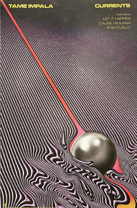Tame Impala - Currents - 11" x 17" Album Promo Poster - p0019-1 - Shuga Records